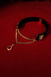 ONYX WIDOW black velvet spider choker full view