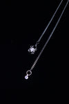 ARACHNE SILK SLIDER <br>Spider Zirconia · Gold & Silver