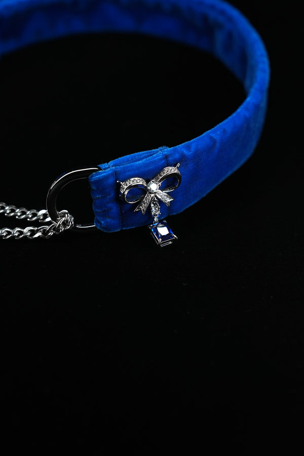BLUE MOON BOW<br>Velvet · Adjustable