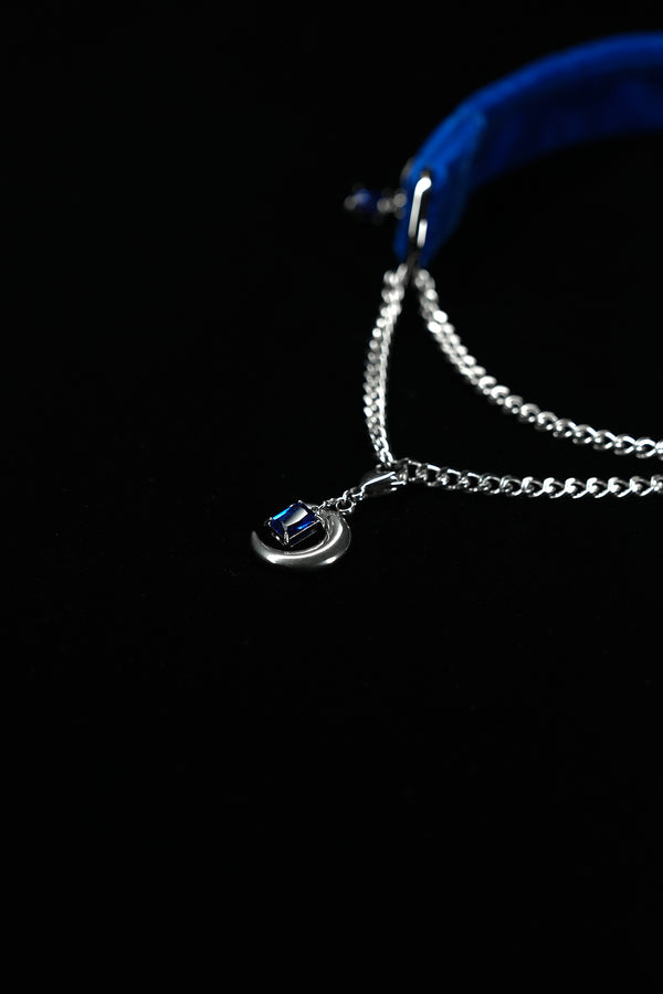 BLUE MOON BOW<br>Velvet · Adjustable