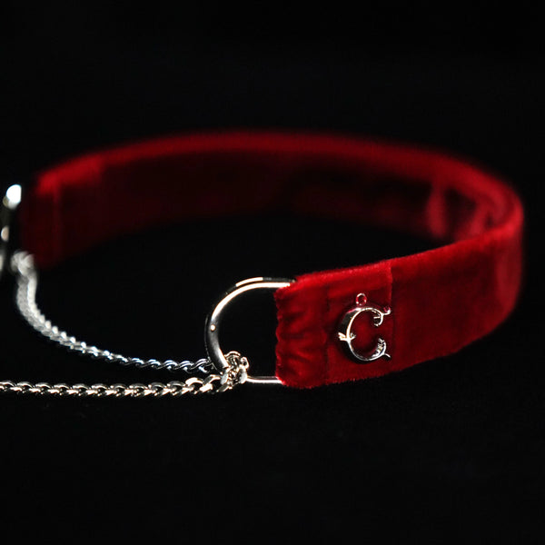 Custom Letter Velvet Choker