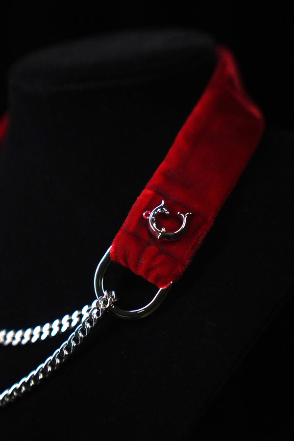 Custom Letter Velvet Choker