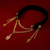 Gargantilla de terciopelo Serpent Dowager