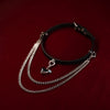 Lunar Frost Lederhalsband