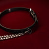 Lunar Frost Lederhalsband