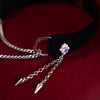 Silverheart Velvet Choker
