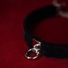 Silverheart Velvet Choker