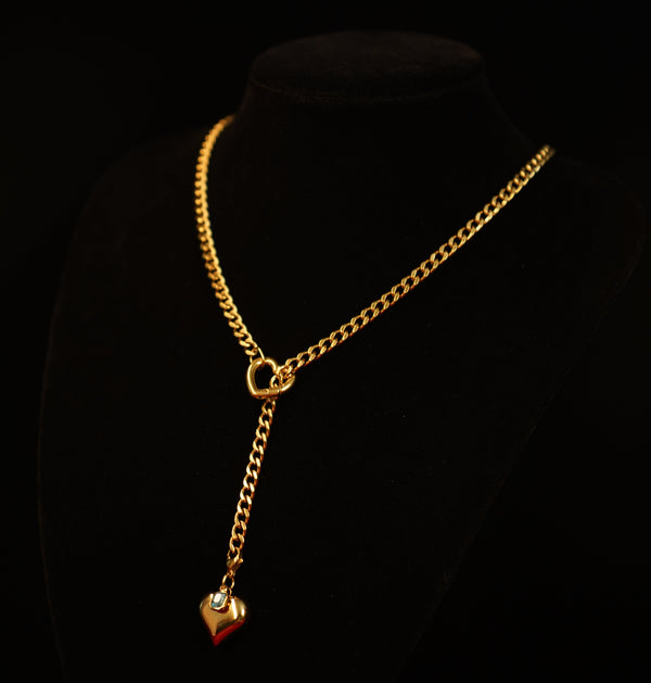 Golden Mirage Heartlock Necklace
