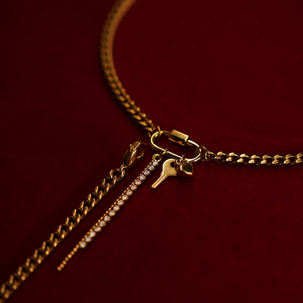 Golden Modular Chain – Freestyle Necklace