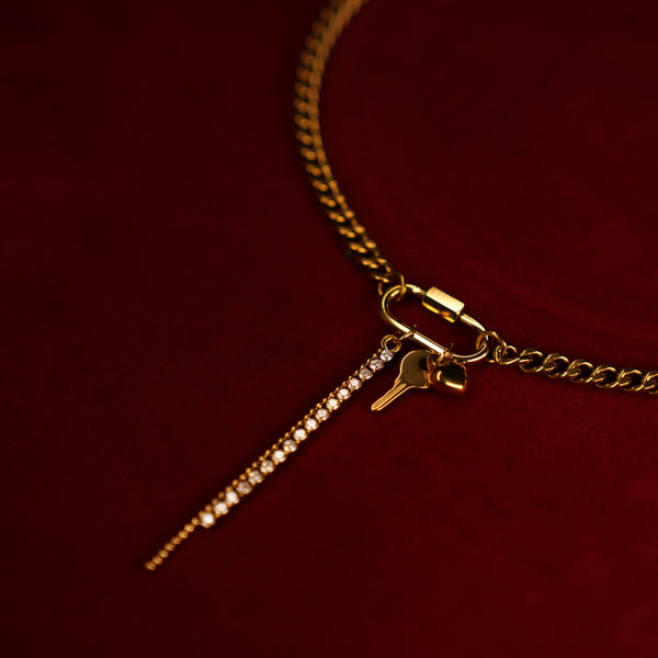 Golden Modular Chain – Freestyle Necklace