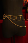 Rose Relics Gold Waist Chain – Adjustable Body Jewelry