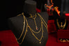Blood Rose Gold Body Jewelry Set– Choker + Waist Chain + Shoulder Chains