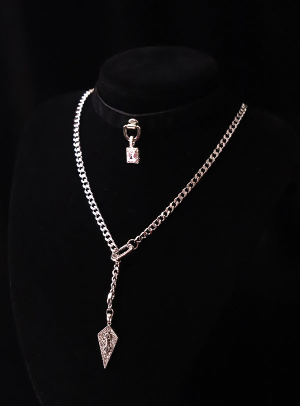 Silver Knight’s Shield Slip Chain