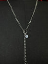 Silver Arachne spider pendant necklace product view