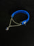 BLUE MOON BOW velvet adjustable choker top view
