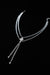 LUMINOUS DUET | Silver Double-Layer Tassel Necklace, product image 1