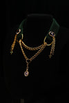 Verdant Relic layered choker worn in full