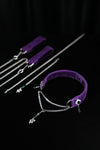Vesper Serpent convertible purple velvet choker
